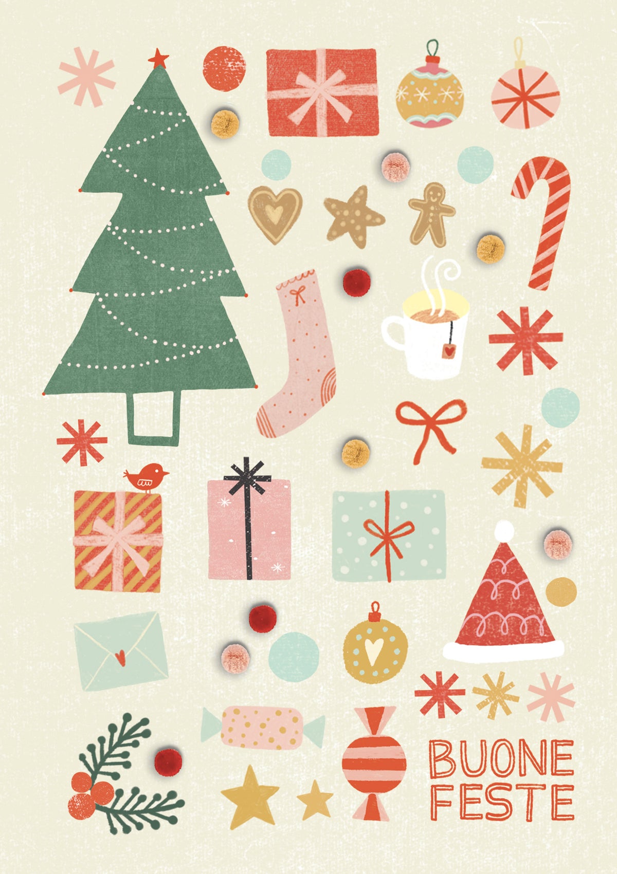 Natale - biglietto Oggetti