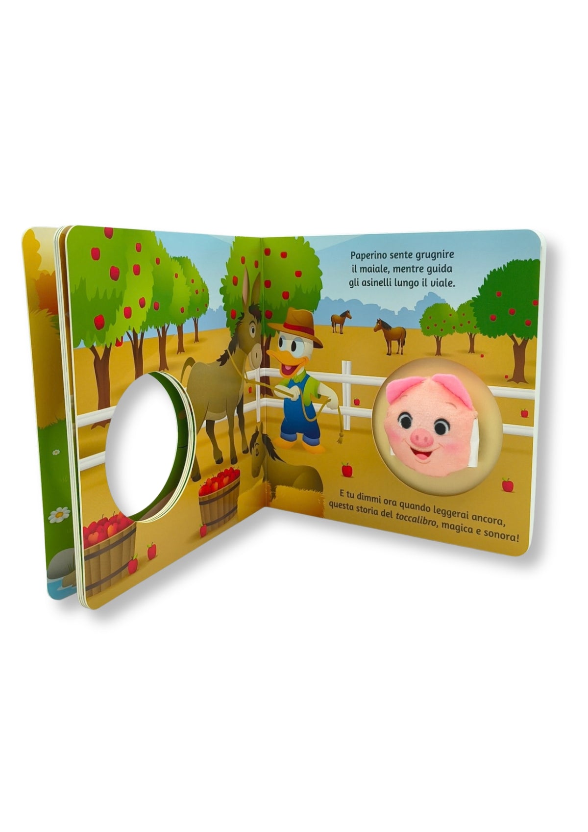 Animali Toccalibro sonoro Disney baby. Con Porcellino magnetico