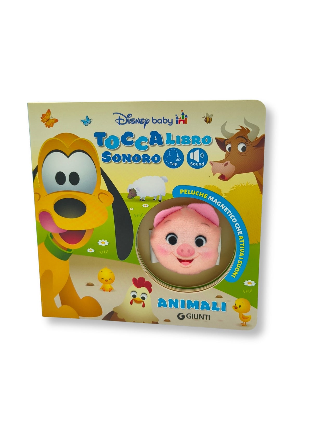 Animali Toccalibro sonoro Disney baby. Con Porcellino magnetico