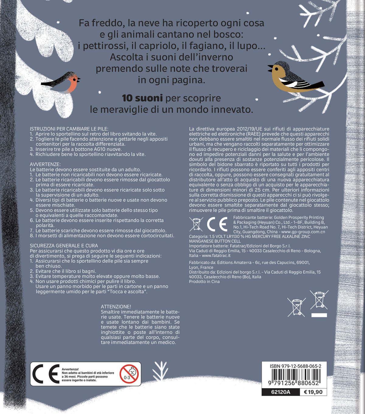 Ascolta... gli animali dell'inverno