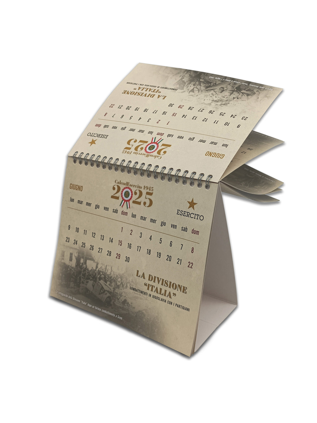 Calendario Esercito Italiano 2025 - da tavolo