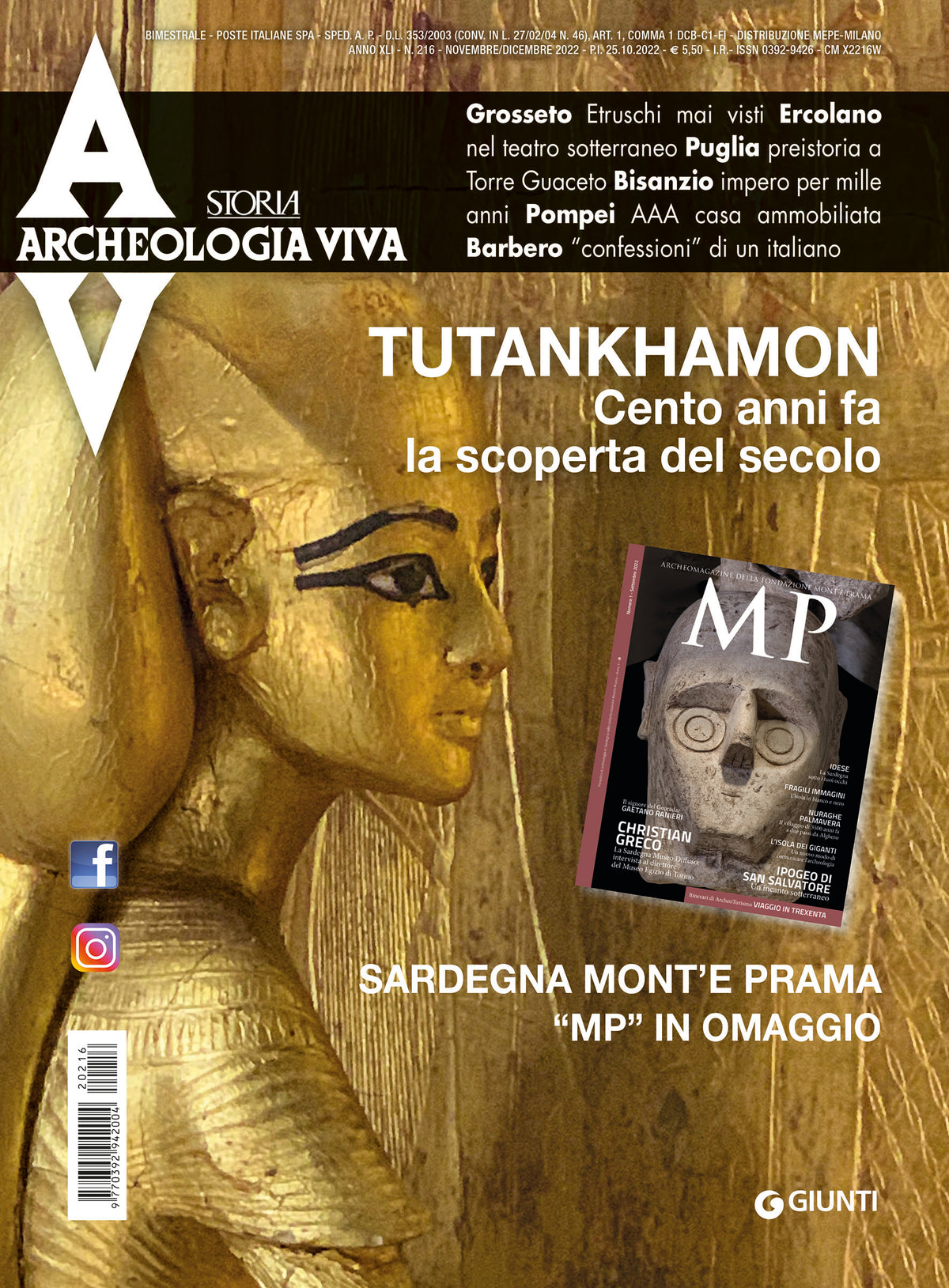 Archeologia Viva n. 216 - novembre/dicembre 2022