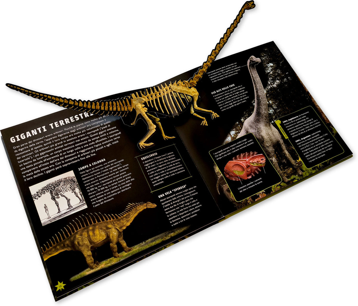 Viaggio nel mondo dei dinosauri::Guida interattiva sui terribili rettili preistorici
