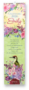CALENDARIO EMILY STRETTO 2026 da parete (12,5 X 48 cm)