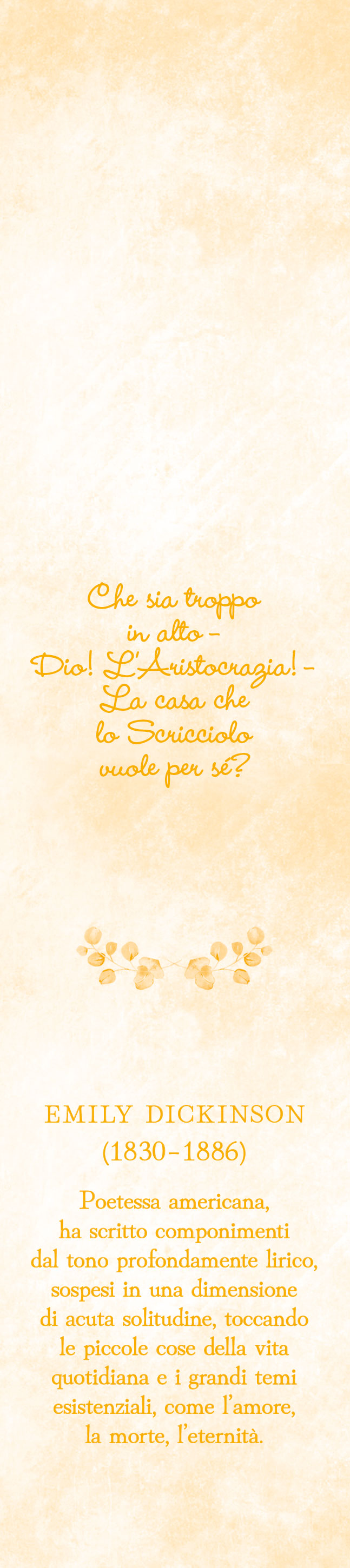 CALENDARIO EMILY POESIE 2026 segnalibro (5,5 X 24,5 cm)