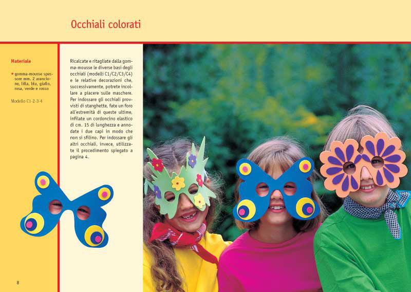 Costruire maschere per bambini