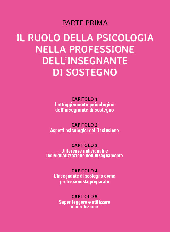 Vademecum di Psicologia per insegnanti di sostegno::Dall'esercizio del ruolo all'analisi dei problemi del neurosviluppo