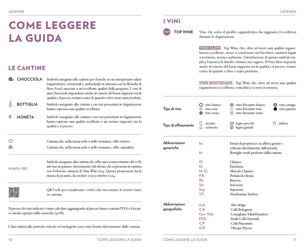 SLOW WINE. GUIDA 2024::VITE, VIGNE, VINI IN ITALIA