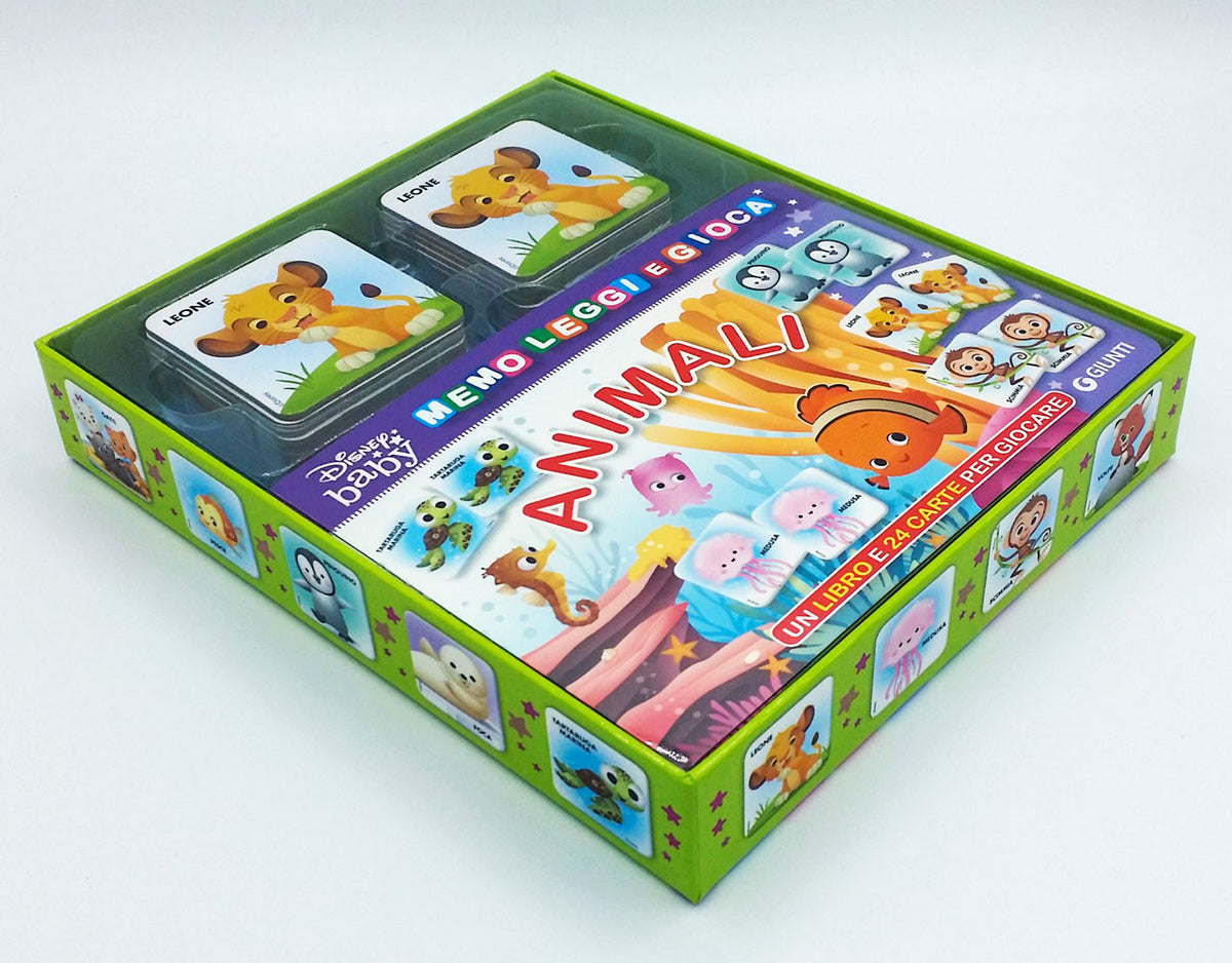 Memo Leggi e Gioca - Animali::Un libro e 24 carte per giocare