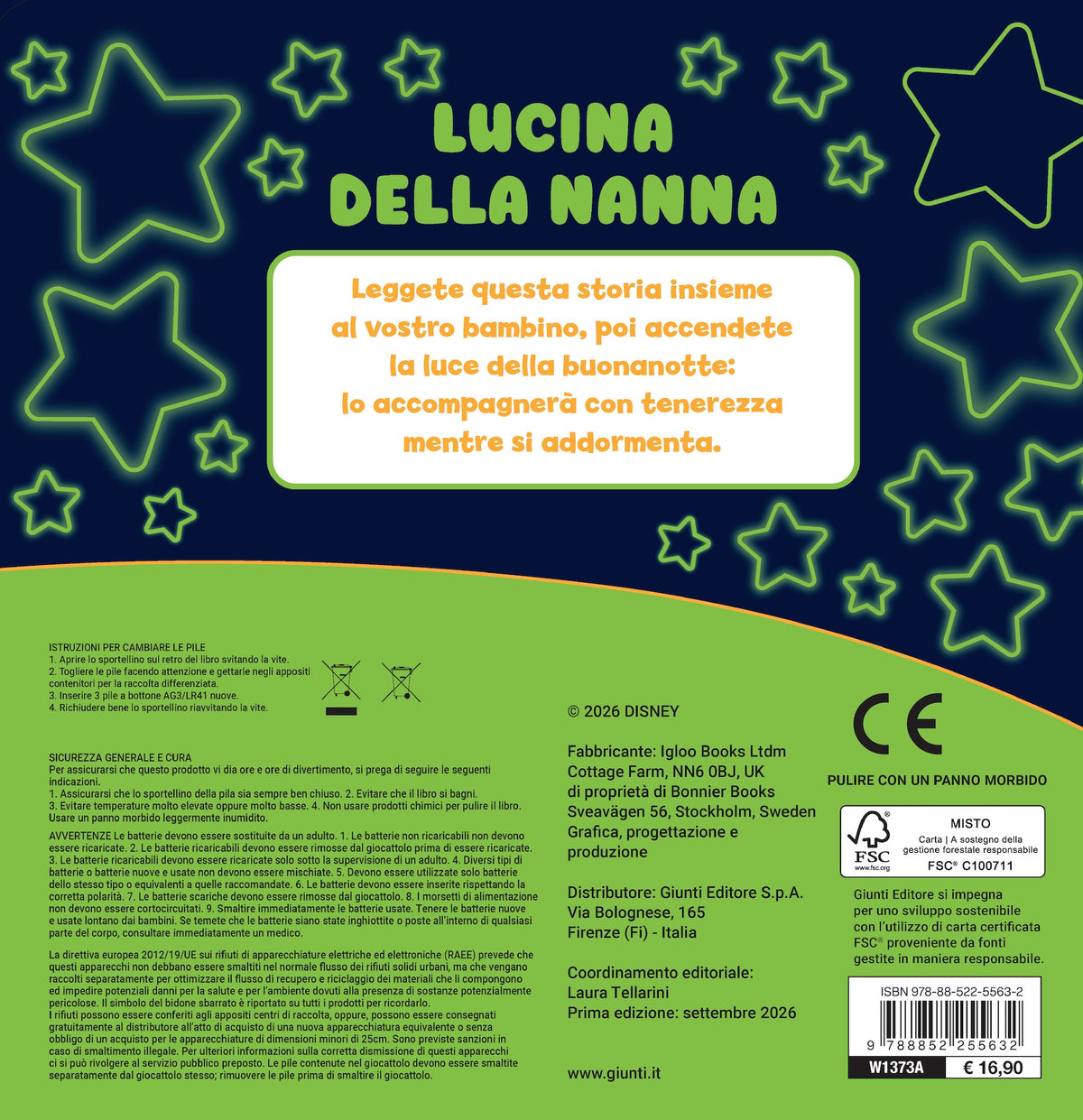 Re Leone Lucina della nanna::Luce on/off con timer di 10 minuti