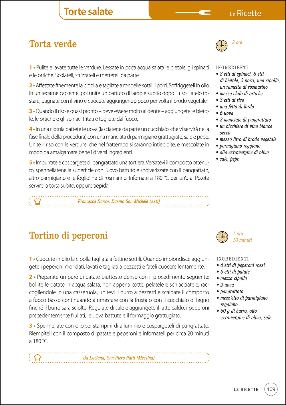 Torte salate, frittate e uova