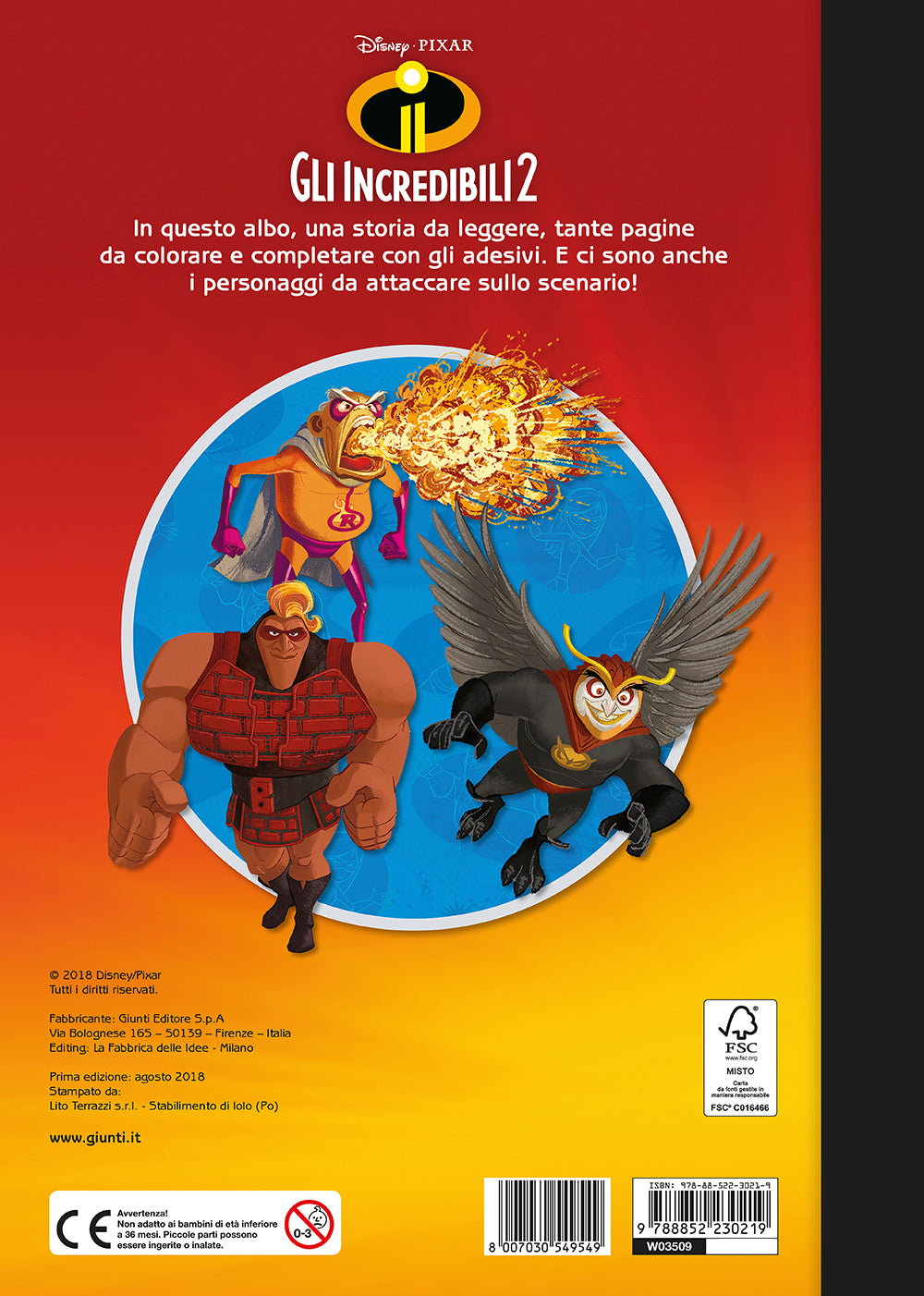 Gli Incredibili 2 - Staccattacca&Colora