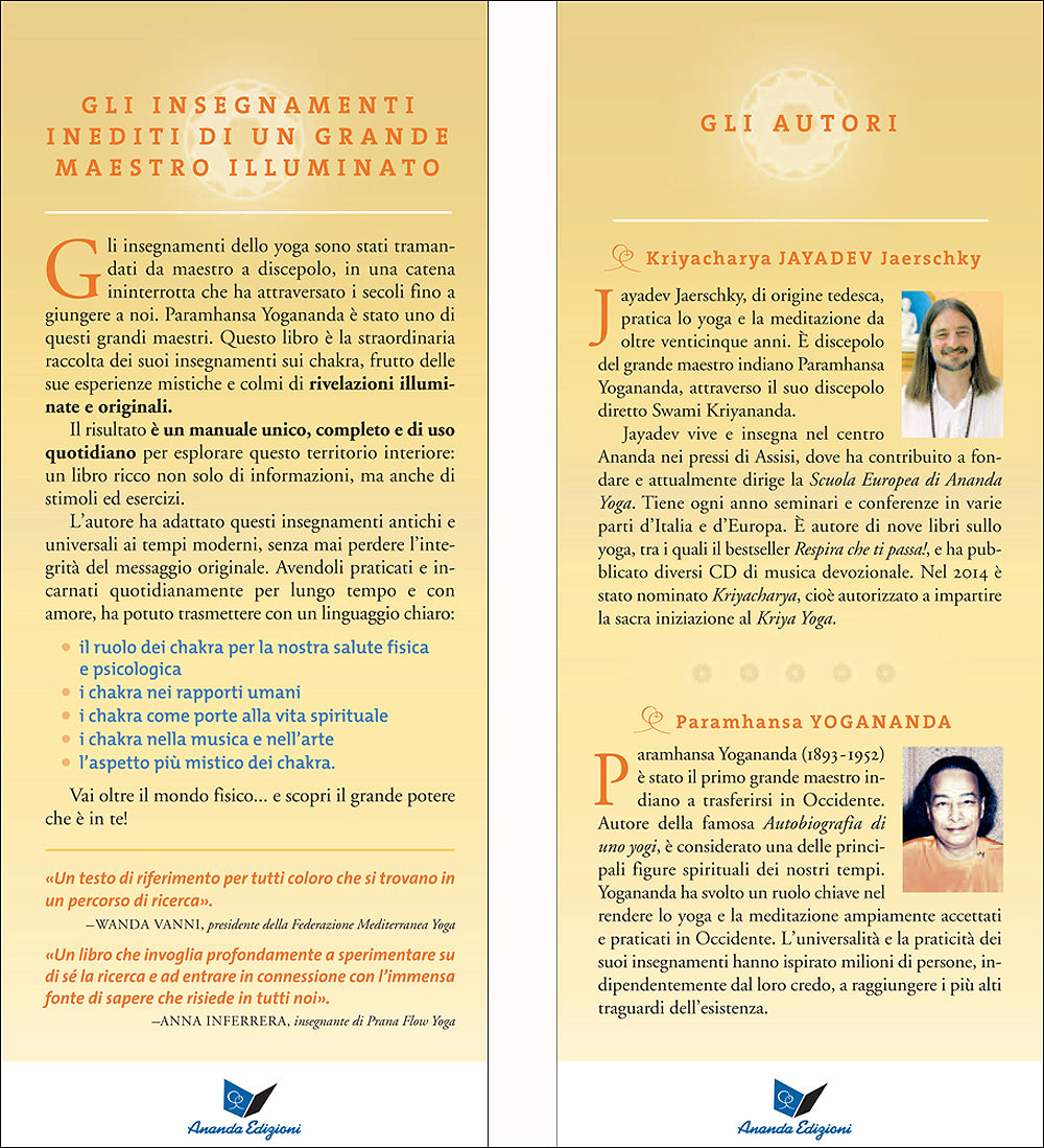 Risveglia i Chakra::Insegnamenti e tecniche per corpo, mente e anima - Basato sugli insegnamenti di Paramhansa Yogananda