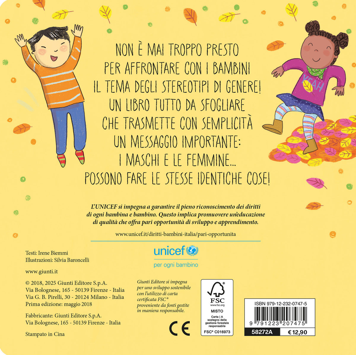Cosa fanno le bambine? Cosa fanno i bambini?