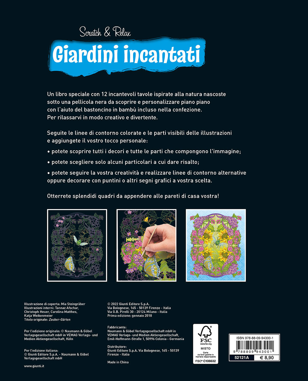 Giardini incantati::1 2 incantevoli immagini da scoprire e trasformare per rilassarsi in modo creativo.