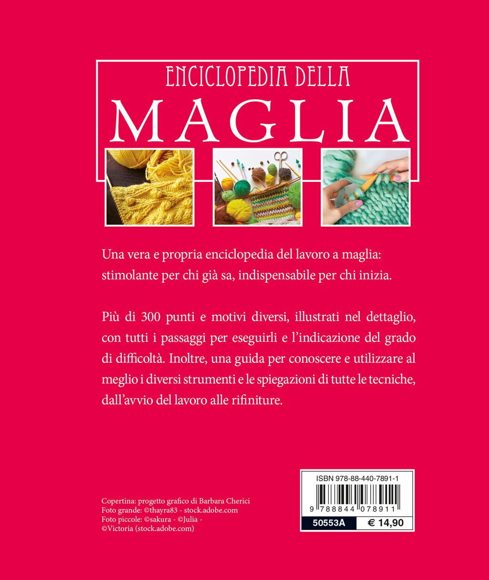 Enciclopedia della maglia::oltre 3000 punti spiegati passo dopo passo