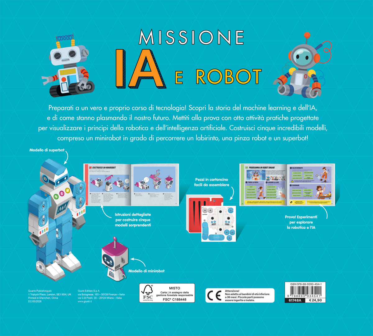 Missione IA e robot::Con cinque modellini da costruire!