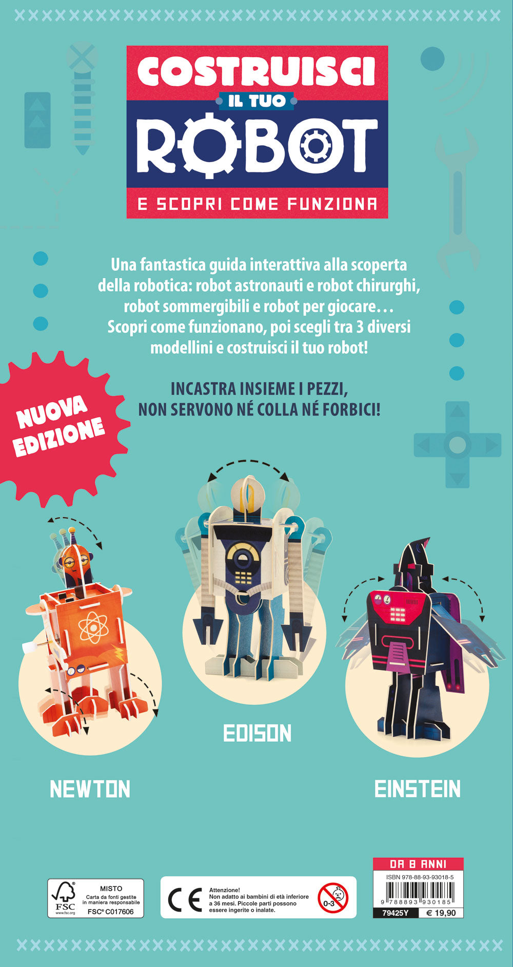 Costruisci il tuo robot e scopri come funziona::Costruisci 3 robot con 3 motori a carica