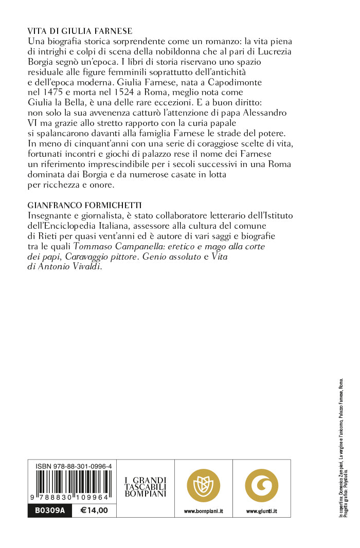 Vita di Giulia Farnese::La tirannia della bellezza nella Roma dei Borgia