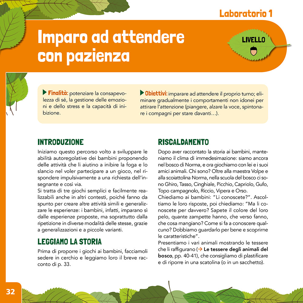 Kit Laboratori di potenziamento per la Scuola dell'infanzia ::Attenzione, Abilità psicomotorie, Gestione delle emozioni e dei comportamenti