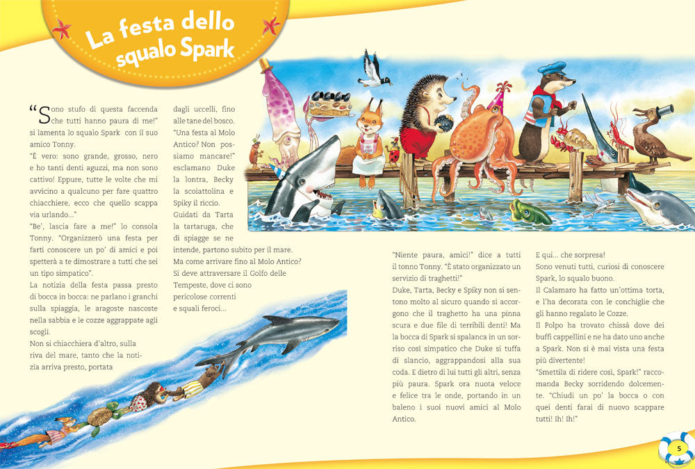 Mare::Albo + scenario con tantissimi attacca-stacca removibili - Illustrazioni di Tony Wolf e Matt Wolf