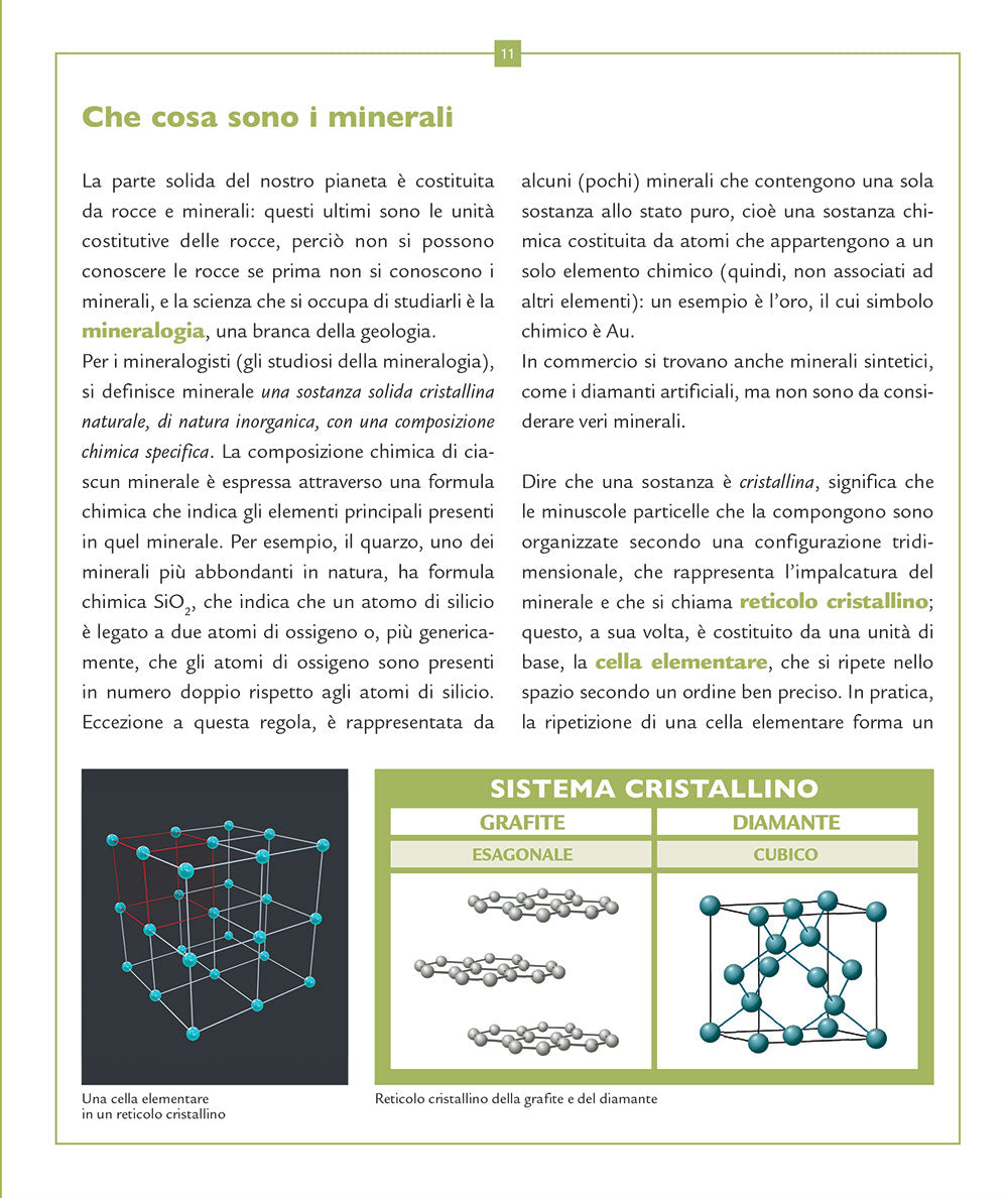 Minerali, gemme, rocce e fossili