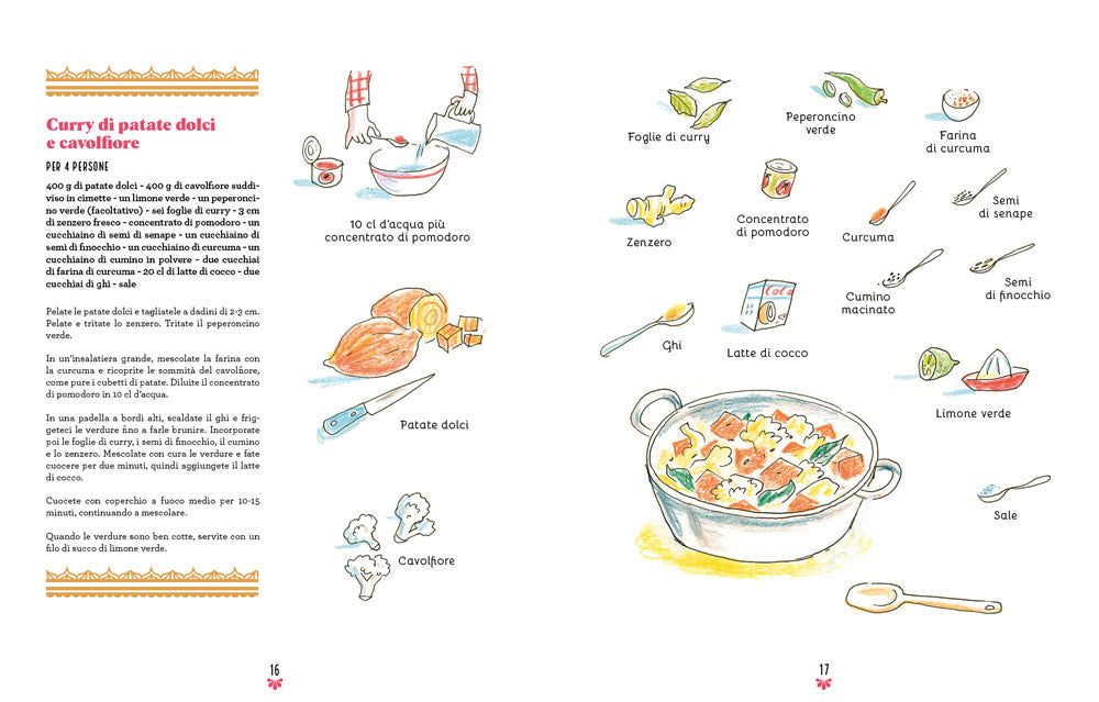 La cucina indiana illustrata::Le ricette e le curiosità per conoscere tutto sulla cultura gastronomica dell'India