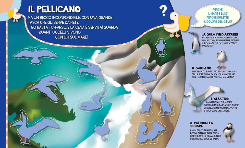 Super stickers. Il mare