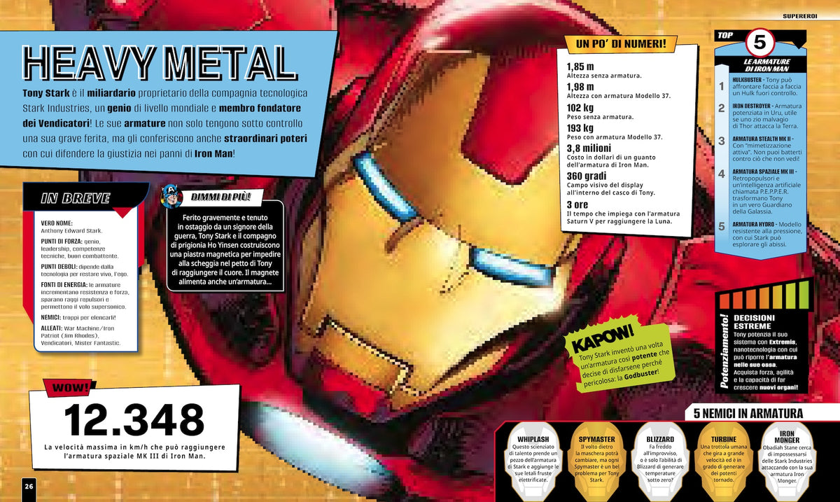 Marvel Record incredibili::Superpoteri e numeri sorprendenti