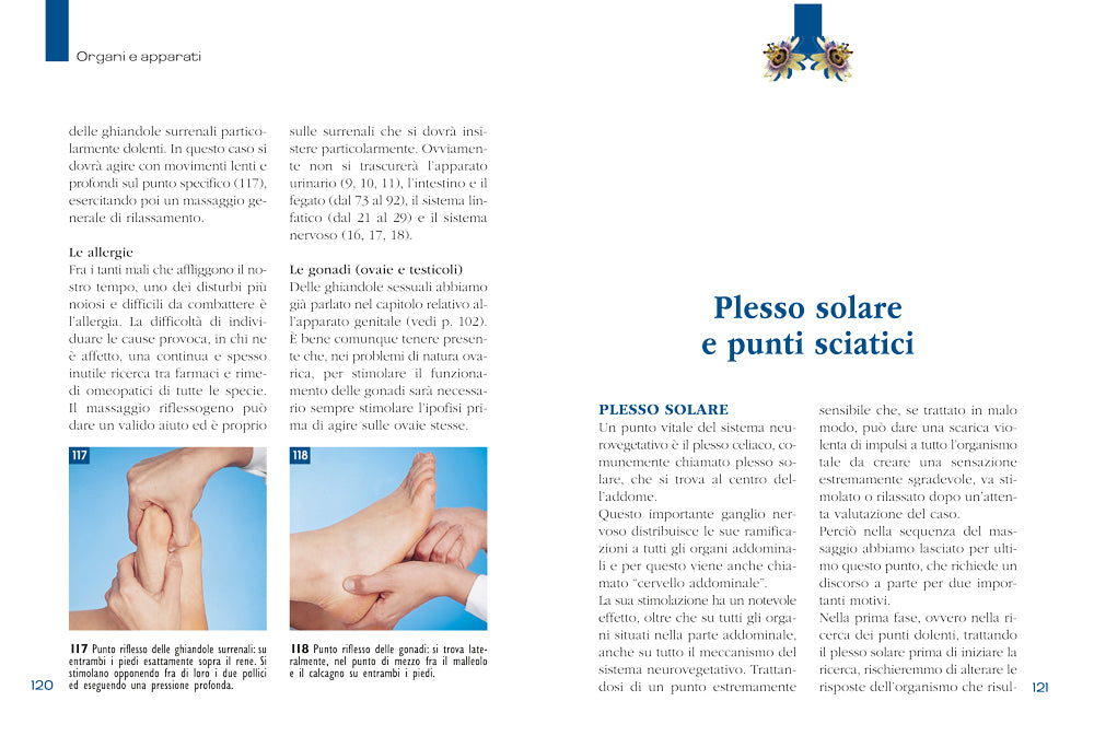 Riflessologia::Curare disturbi e malattie con il massaggio zonale del piede e della mano