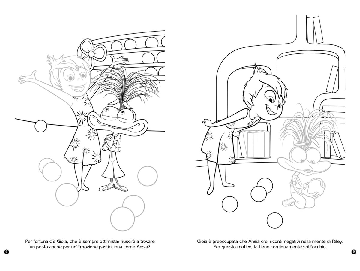 Emozioni in tilt Staccattacca&colora Inside Out 2