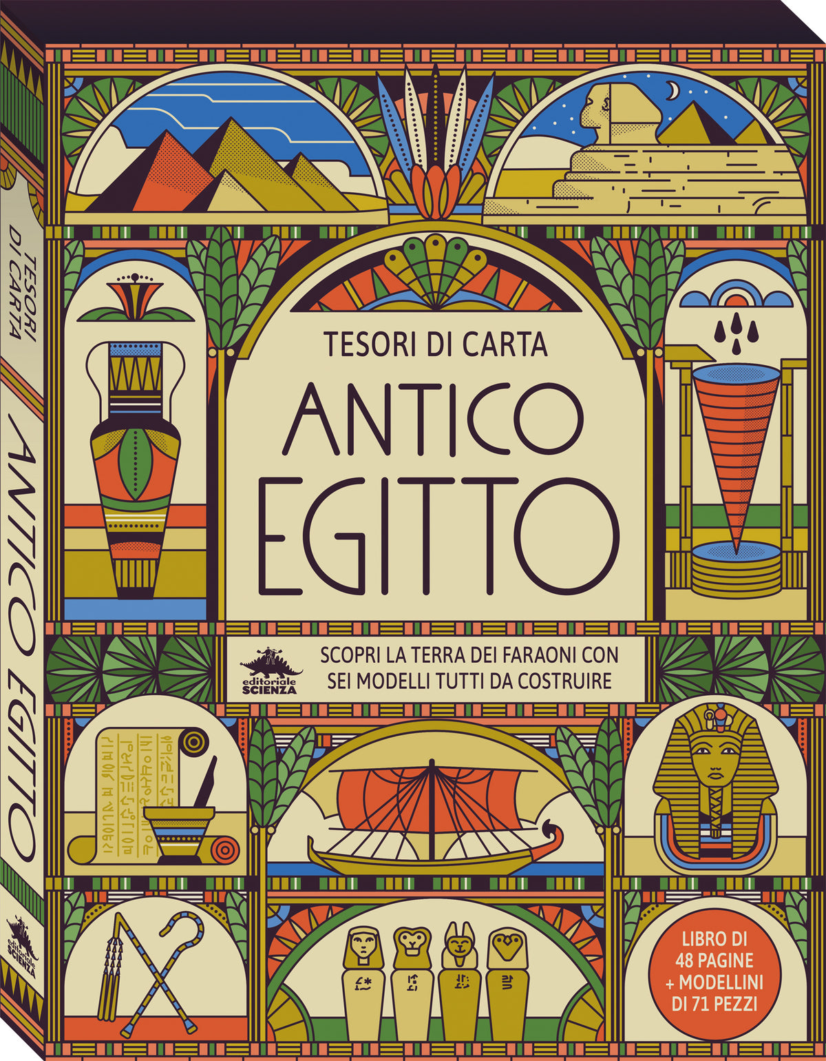 Antico Egitto::Scopri la terra dei faraoni con sei modelli tutti da costruire