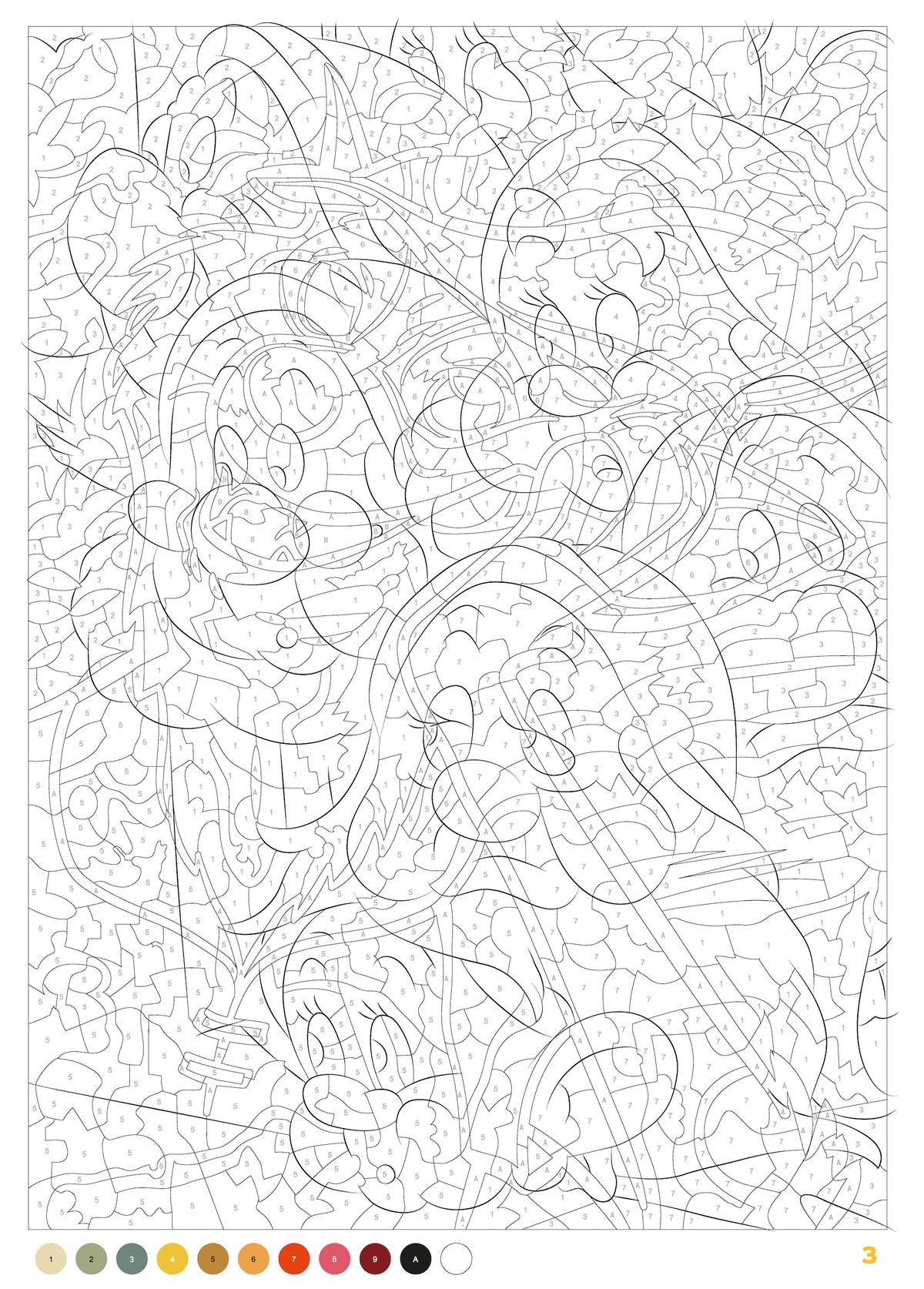 STITCH Ritratti Colori Misteriosi::Arteterapia Libro da colorare per adulti