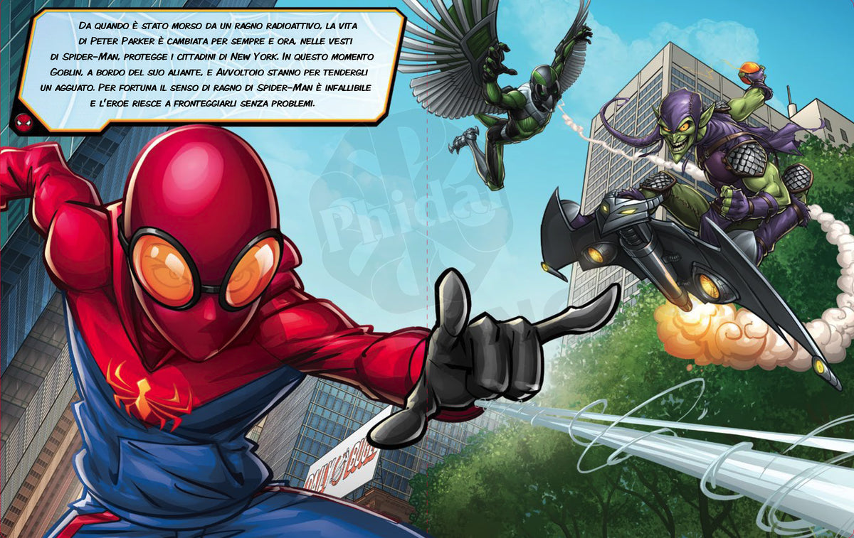 Spider-Man Maxi Box::Con 10 personaggi 3d, un libro e un maxi poster gioco