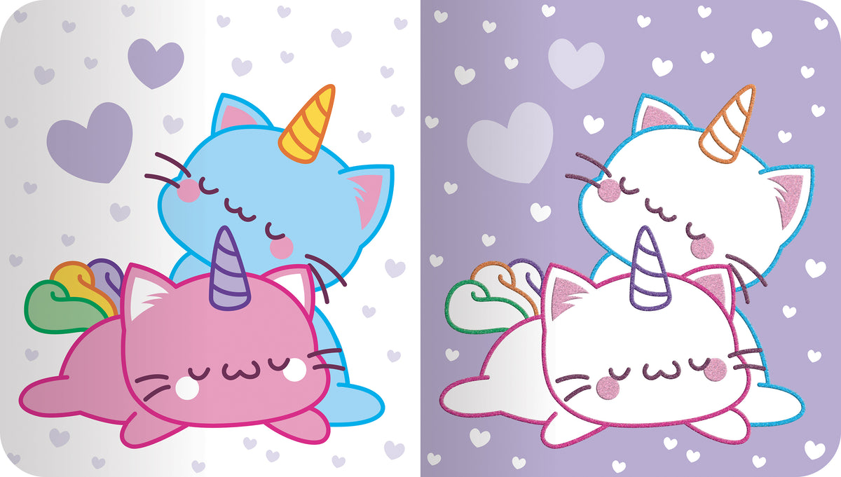 Gattini - Unicorno::Kawaii scintillanti