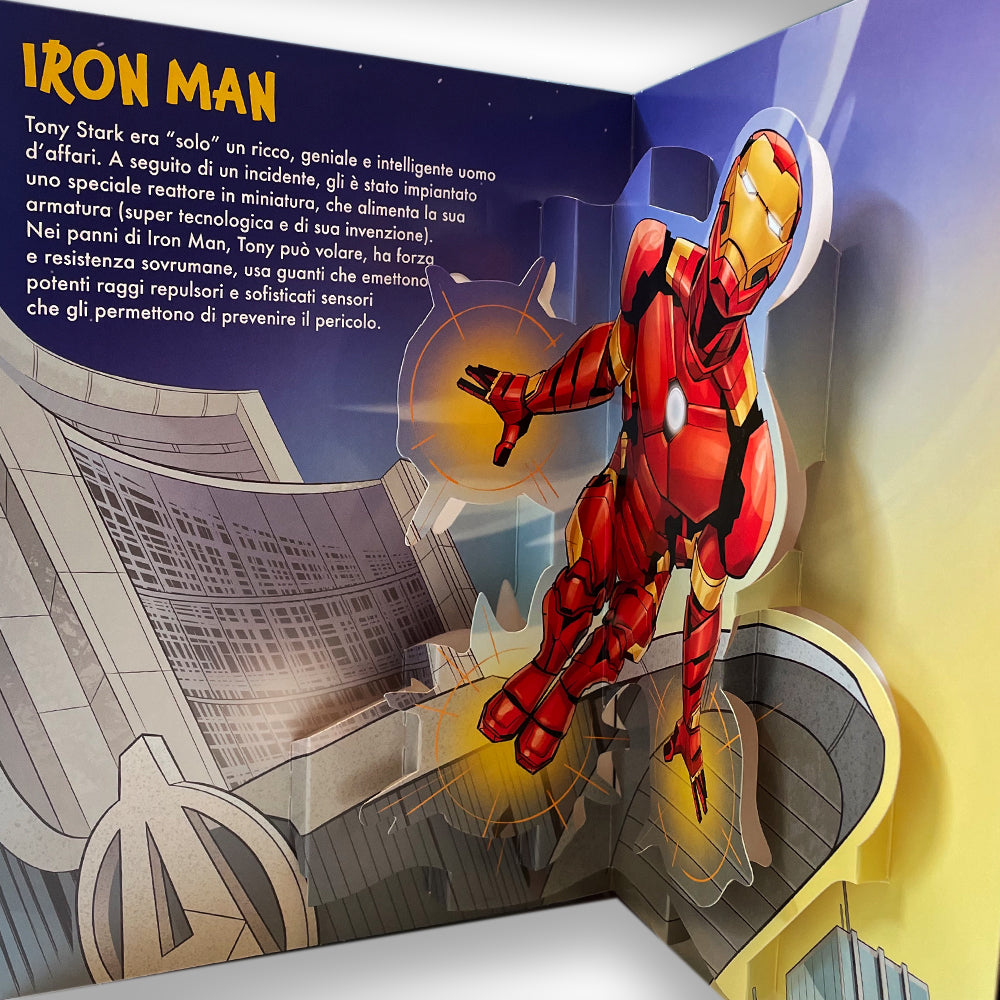 Marvel Libro Pop-up::Supereroi in 3D