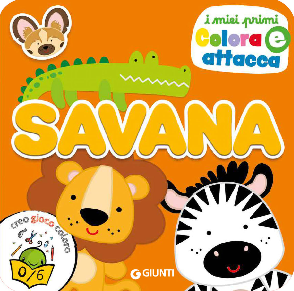 I miei primi colora e attacca, Savana