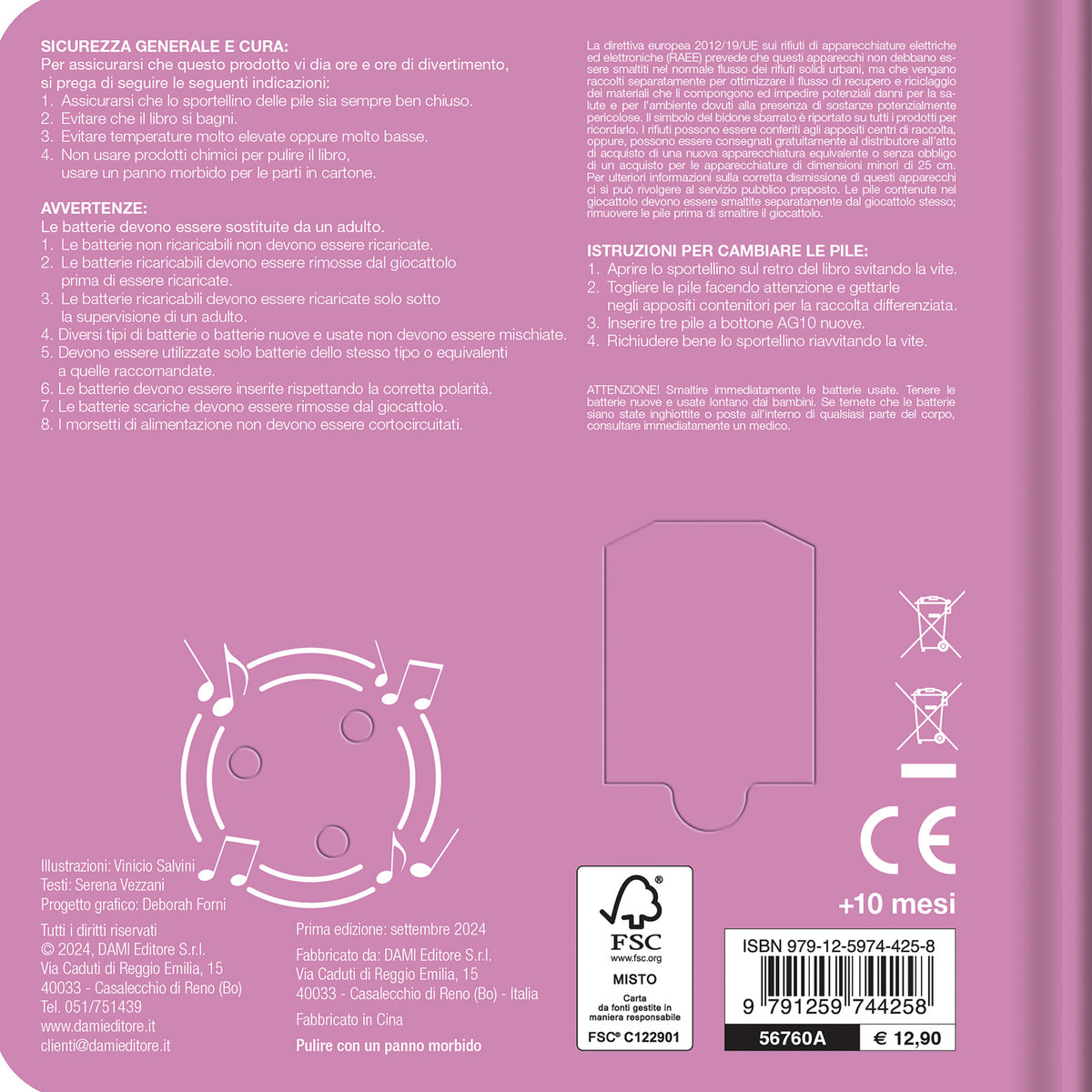 Unicorni::Libro tattile sonoro