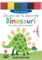 Disegna con le impronte - Dinosauri