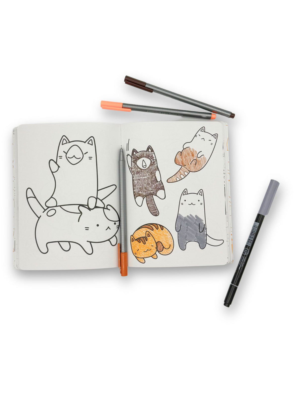 Gattini Carini. Colouring Book