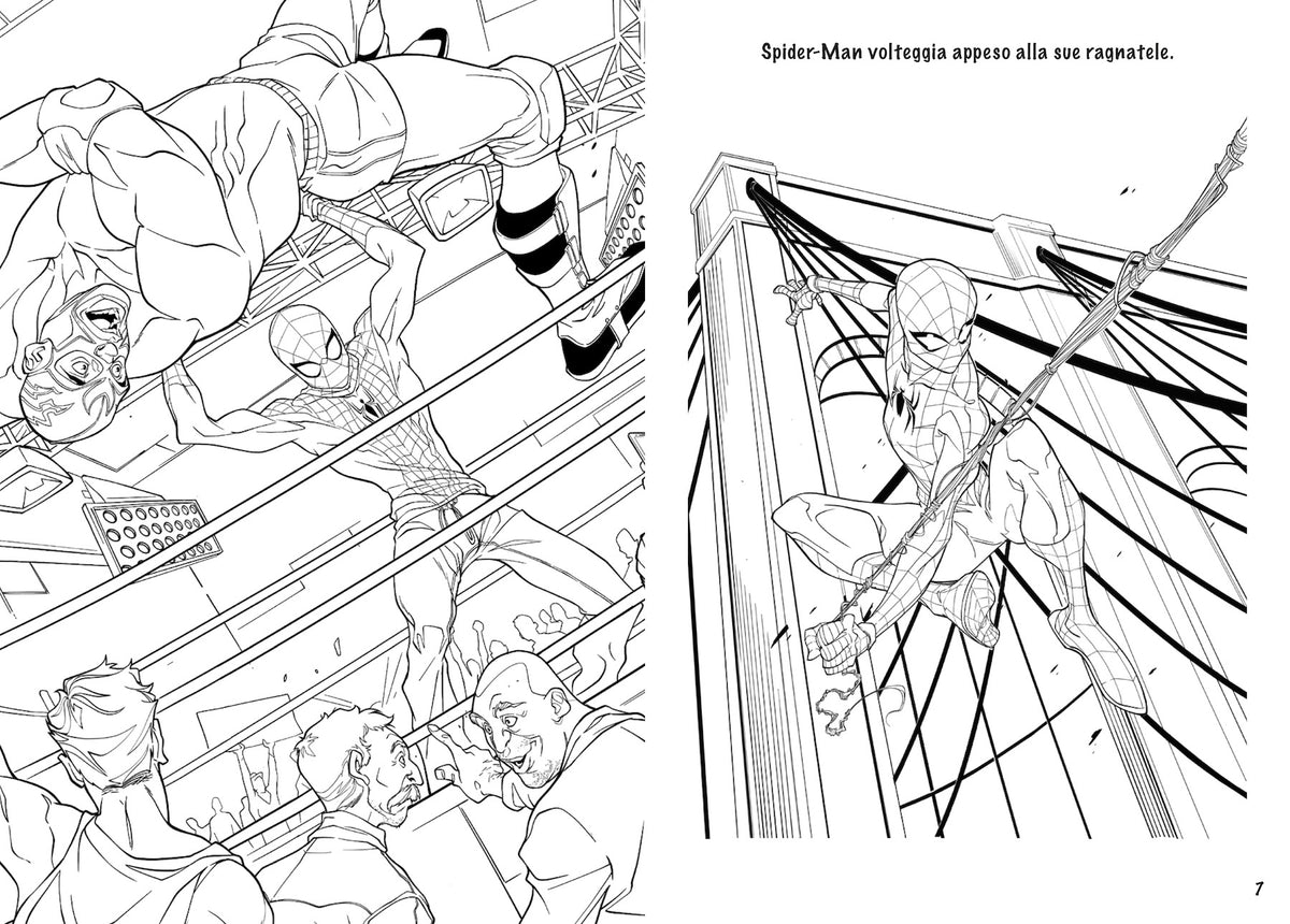 Mega color Marvel Supereroi da colorare