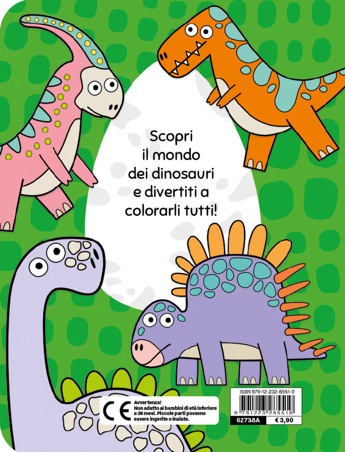 Mini color. Dinosauri