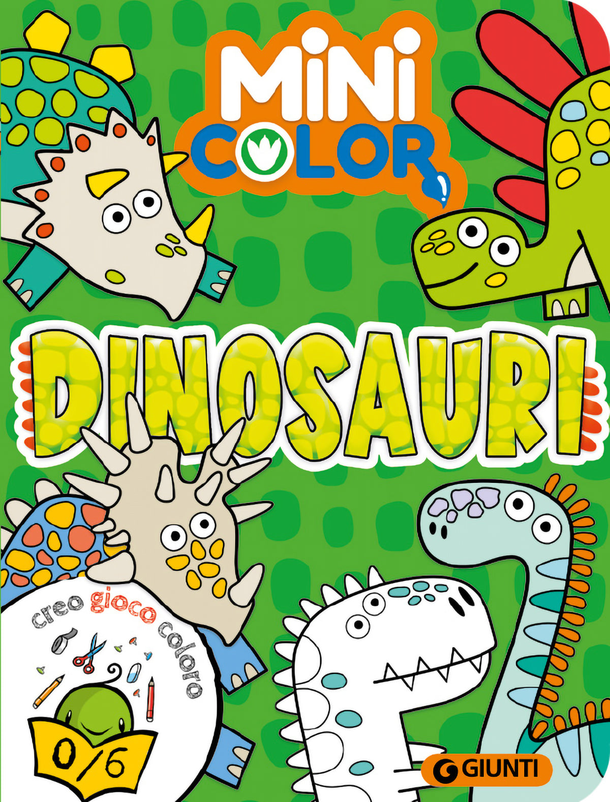 Mini color. Dinosauri
