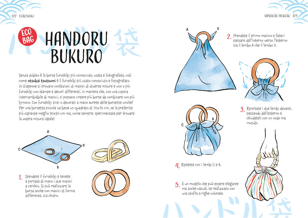 Furoshiki::L'arte giapponese di fare pacchetti regalo