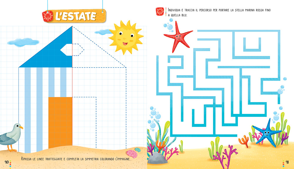 Gioco e imparo con le stagioni::Attività, giochi, pregrafismi
