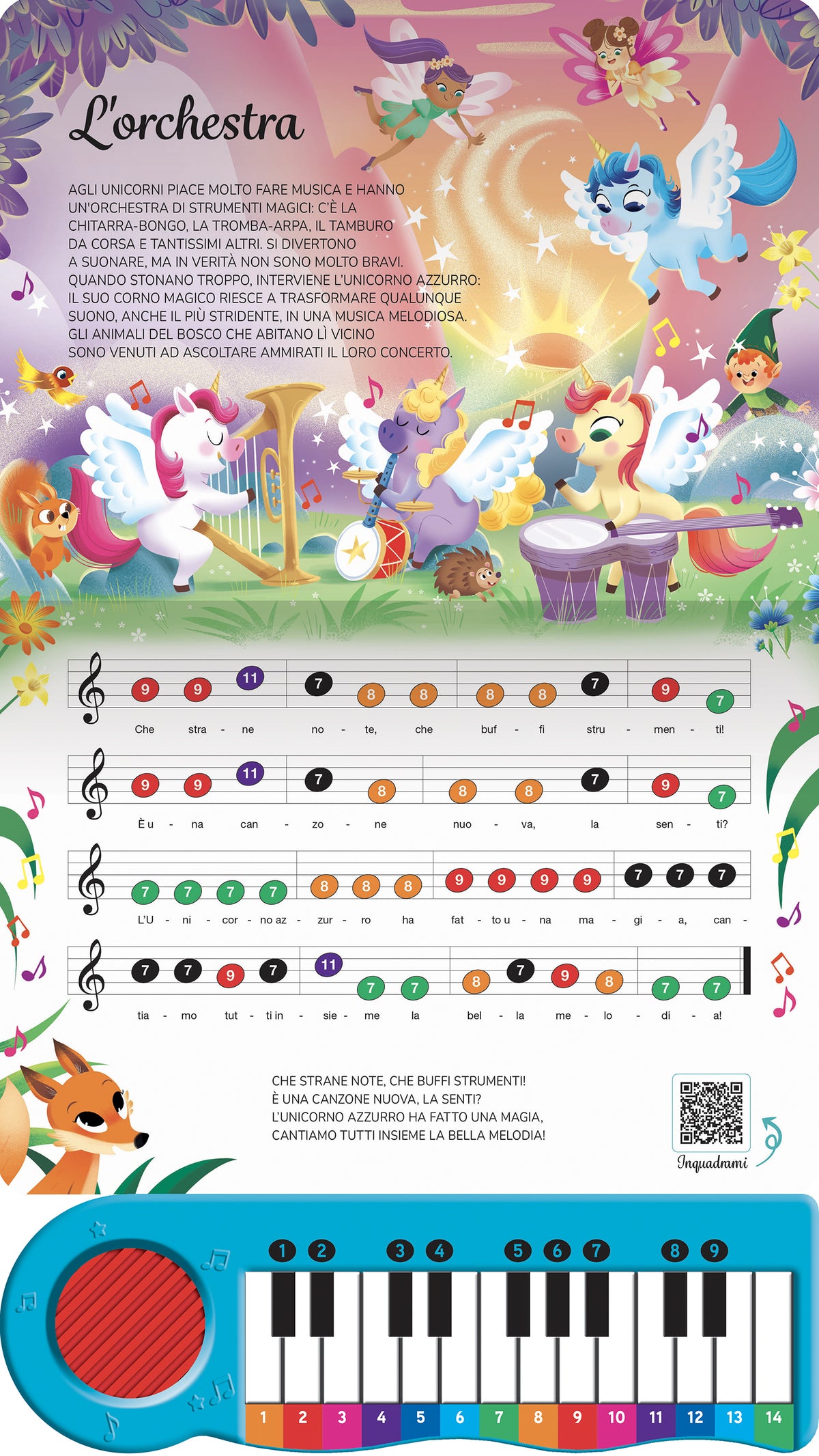 Il libro pianoforte degli Unicorni