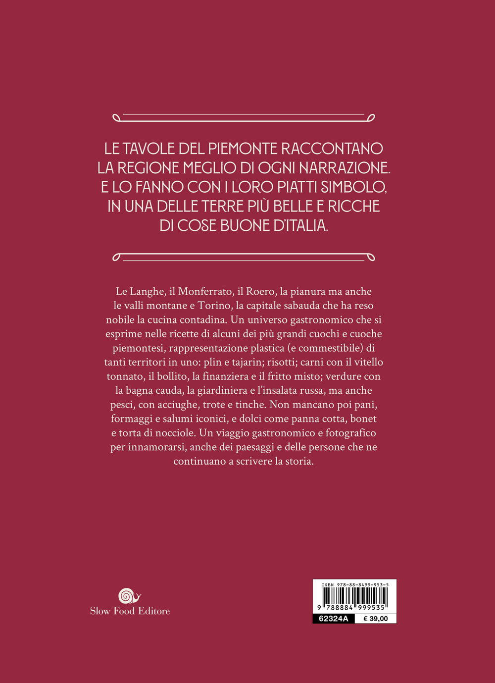 LA CUCINA DELLE LANGHE E DEL PIEMONTE