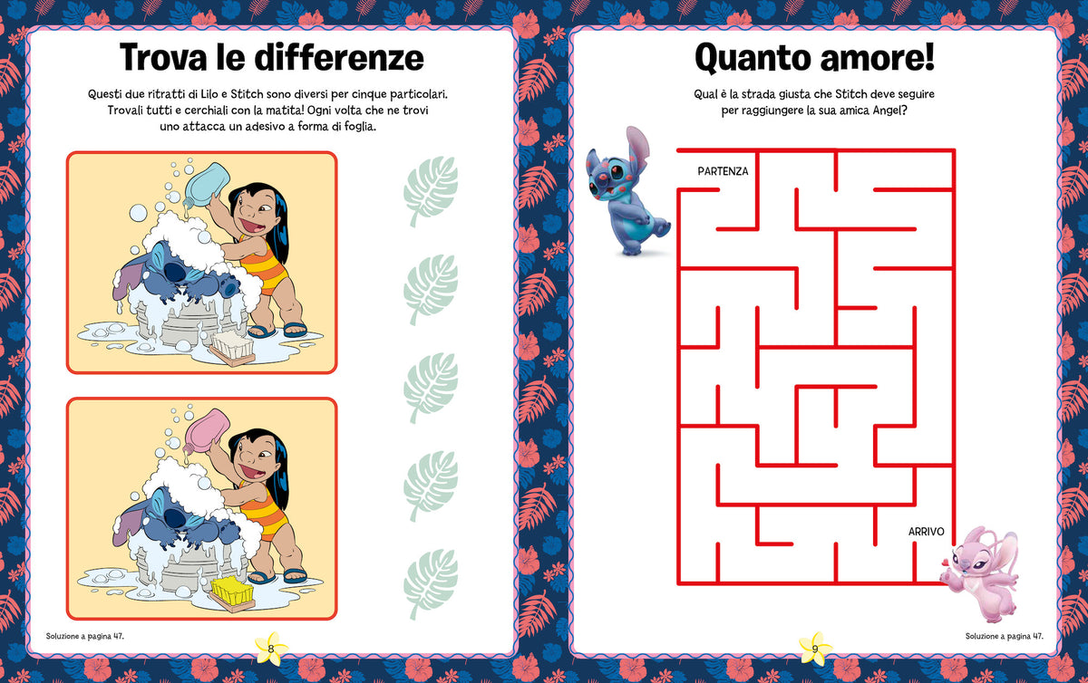 Stitch 1000 Sticker::Tanti giochi e attività