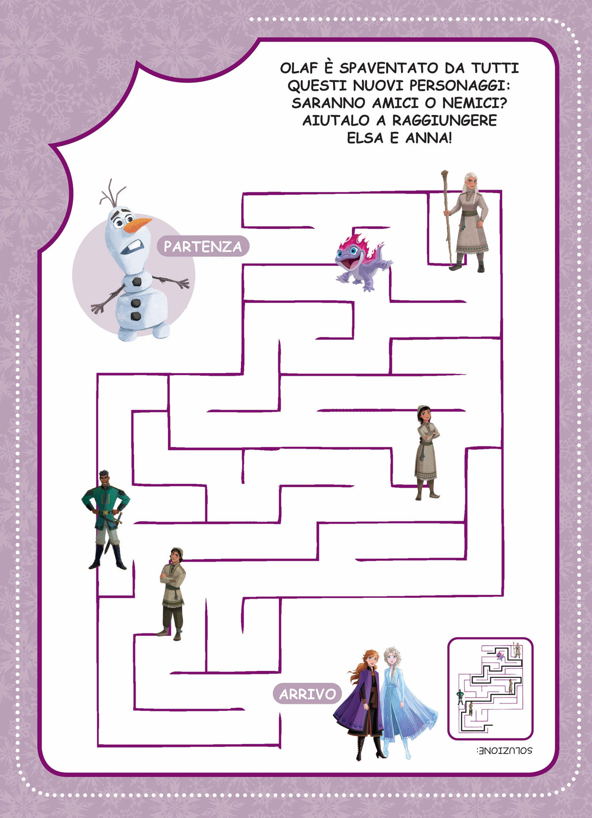 Frozen 100 Pagine per... colorare, leggere, giocare!