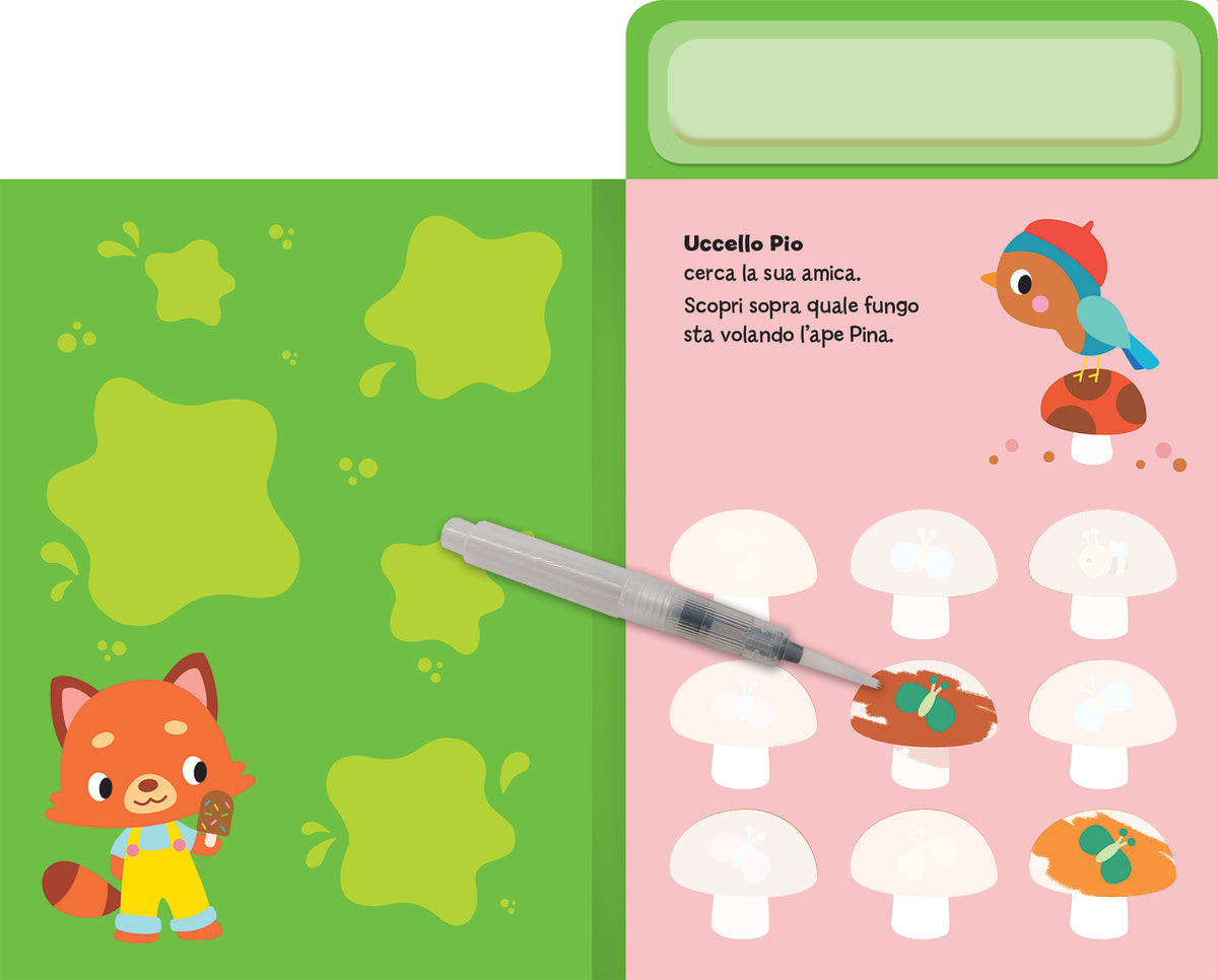 Animali del bosco::Colora con l'acqua!